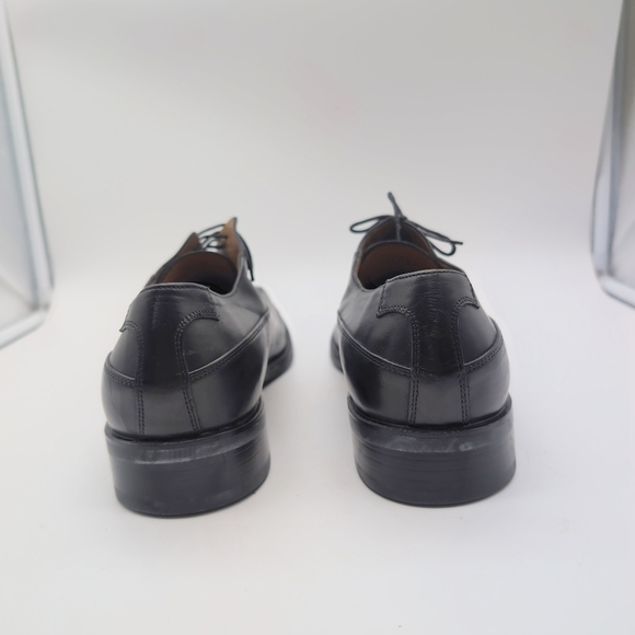 Taryn Rose Sz 13 / 47 Men's Black Leather Dress Shoes Square Toe - Picture 6 of 11